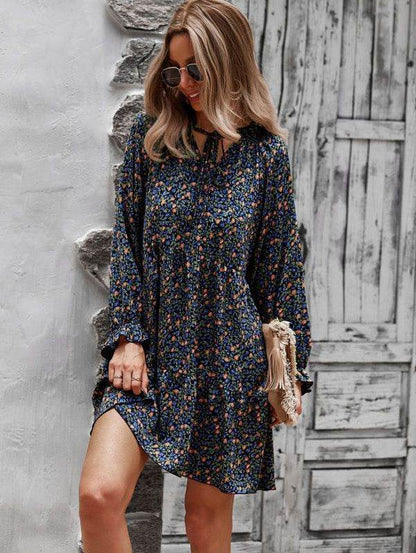 Long sleeve floral printed dress - Shop Style & More | Fresh Looks, Everyday Deals & Free Shipping