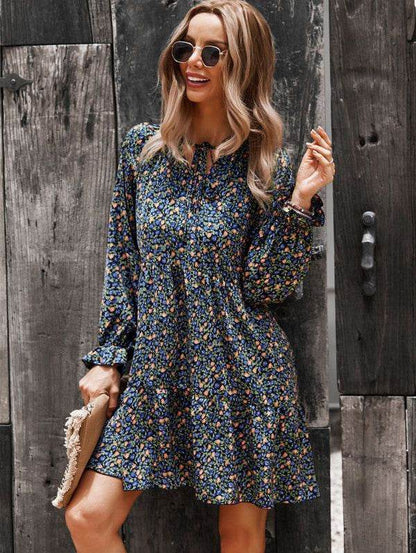 Long sleeve floral printed dress - Shop Style & More | Fresh Looks, Everyday Deals & Free Shipping