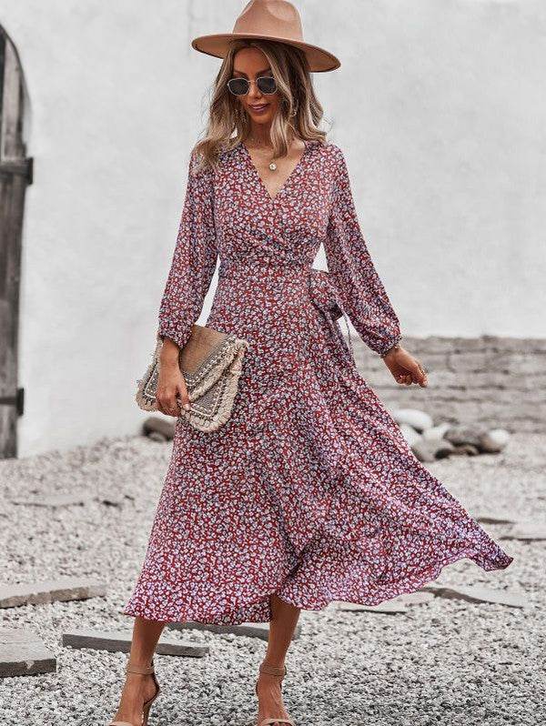 Printed midi dress - Shop Style & More | Fresh Looks, Everyday Deals & Free Shipping