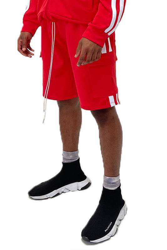Two Stripe Cargo Pouch Shorts - Shop Style & More | Fresh Looks, Everyday Deals & Free Shipping