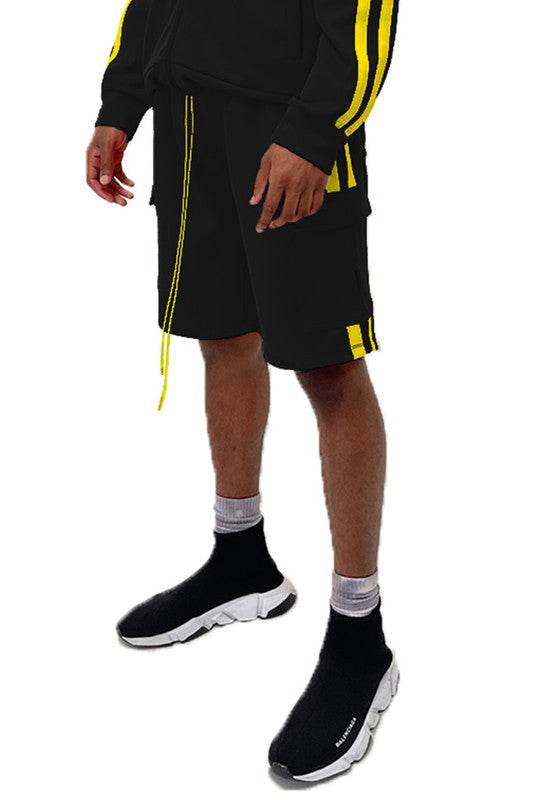 Two Stripe Cargo Pouch Shorts - Shop Style & More | Fresh Looks, Everyday Deals & Free Shipping