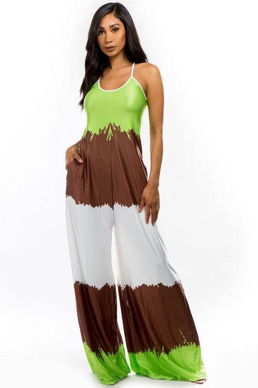 SEXY MULTI PRINT JUMPSUIT - Shop Style & More | Fresh Looks, Everyday Deals & Free Shipping