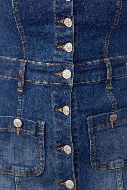 SUSPENDERS DENIM SKIRT - Shop Style & More | Fresh Looks, Everyday Deals & Free Shipping