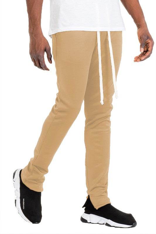 SOLID COLOR PLAIN BASIC TRACK PANTS - Shop Style & More | Fresh Looks, Everyday Deals & Free Shipping