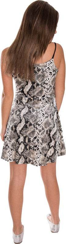 KIDS SNAKE SKATER DRESS - Shop Style & More | Fresh Looks, Everyday Deals & Free Shipping