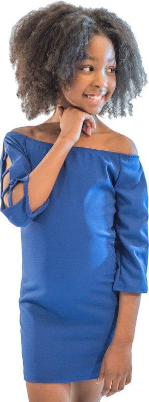 KIDS OFF THE SHOULDER LADDER DRESS - Shop Style & More | Fresh Looks, Everyday Deals & Free Shipping
