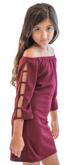 KIDS OFF THE SHOULDER LADDER DRESS - Shop Style & More | Fresh Looks, Everyday Deals & Free Shipping