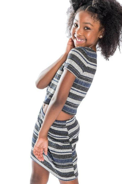 KIDS RIB STRIPE 2 PIECE SET - Shop Style & More | Fresh Looks, Everyday Deals & Free Shipping