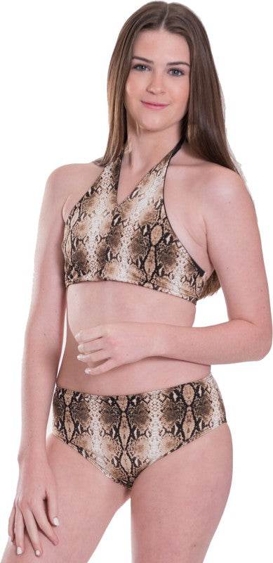 KIDS HIGH WAISTED HALTER BIKINI - Shop Style & More | Fresh Looks, Everyday Deals & Free Shipping