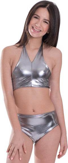 KIDS HIGH WAISTED HALTER BIKINI - Shop Style & More | Fresh Looks, Everyday Deals & Free Shipping
