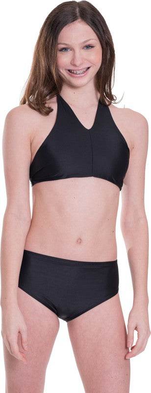 KIDS HIGH WAISTED HALTER BIKINI - Shop Style & More | Fresh Looks, Everyday Deals & Free Shipping