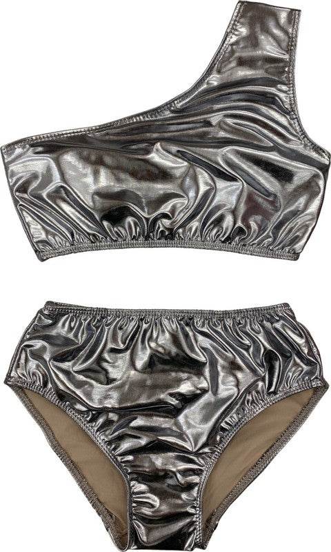 KIDS ONE SHOULDER HIGH WAISTED BIKINI - Shop Style & More | Fresh Looks, Everyday Deals & Free Shipping
