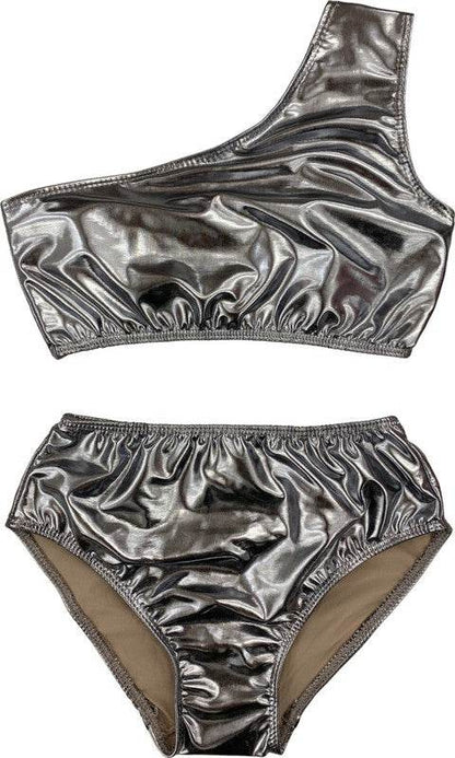 KIDS ONE SHOULDER HIGH WAISTED BIKINI - Shop Style & More | Fresh Looks, Everyday Deals & Free Shipping
