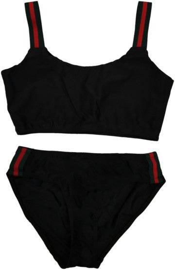 GIRL'S TWO PIECE RED/GREEN STRIPE SUIT - Shop Style & More | Fresh Looks, Everyday Deals & Free Shipping