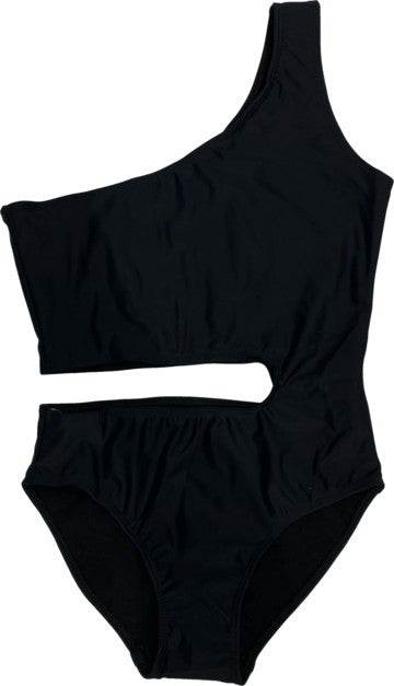 GIRL'S ONE SHOULDER CUTOUT BATHING SUIT - Shop Style & More | Fresh Looks, Everyday Deals & Free Shipping
