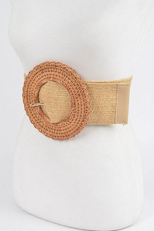Oversize Bamboo Buckle Elastic Belt - Shop Style & More | Fresh Looks, Everyday Deals & Free Shipping