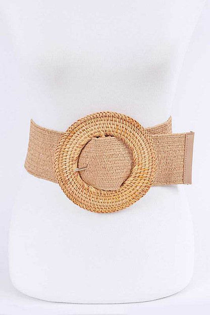 Oversize Bamboo Buckle Elastic Belt - Shop Style & More | Fresh Looks, Everyday Deals & Free Shipping
