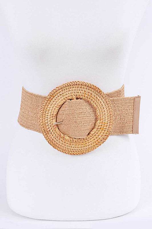 Oversize Bamboo Buckle Elastic Belt - Shop Style & More | Fresh Looks, Everyday Deals & Free Shipping