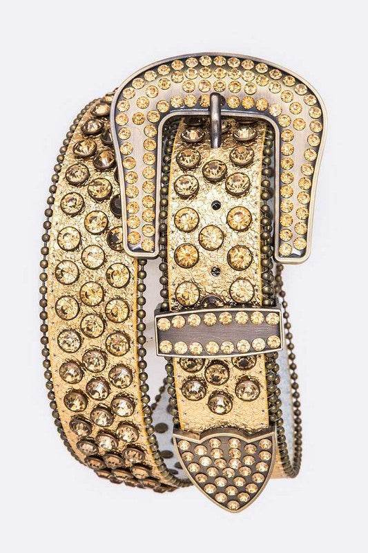 Crystal Statement Western Belt - Shop Style & More | Fresh Looks, Everyday Deals & Free Shipping