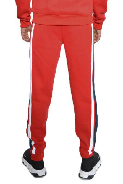 3 STRIPE COLOR BLOCK SWEAT PANTS - Shop Style & More | Fresh Looks, Everyday Deals & Free Shipping