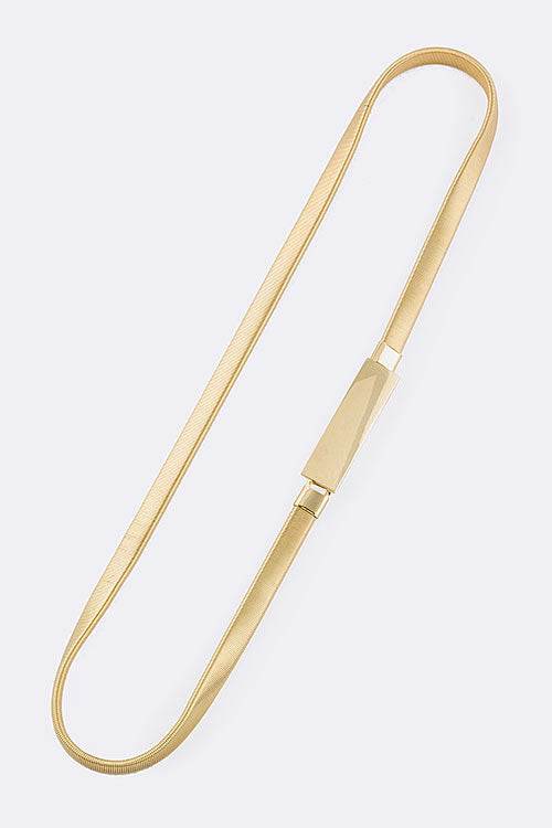 Simple Buckle Fashion Stretch Chain Belt - Shop Style & More | Fresh Looks, Everyday Deals & Free Shipping