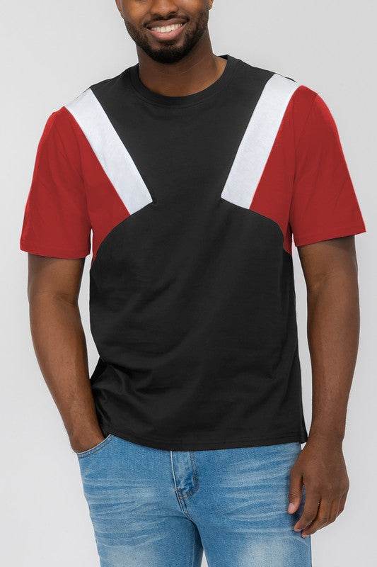 Weiv Mens Color Block Short Sleeve Tshirt - Shop Style & More | Fresh Looks, Everyday Deals & Free Shipping