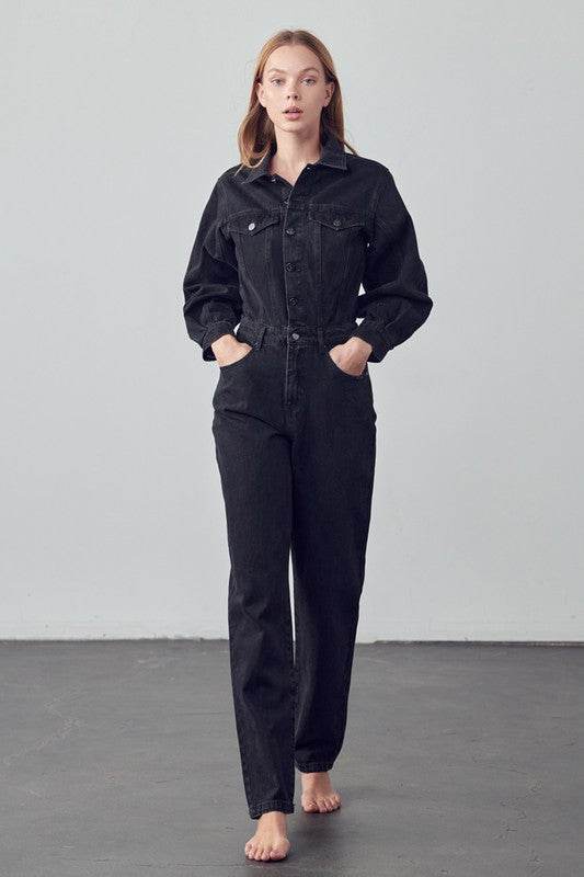 BALLOON SLEEVE JUMPSUIT - Shop Style & More | Fresh Looks, Everyday Deals & Free Shipping