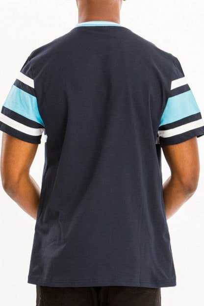 COTTON THREE STRIPE TSHIRT - Shop Style & More | Fresh Looks, Everyday Deals & Free Shipping