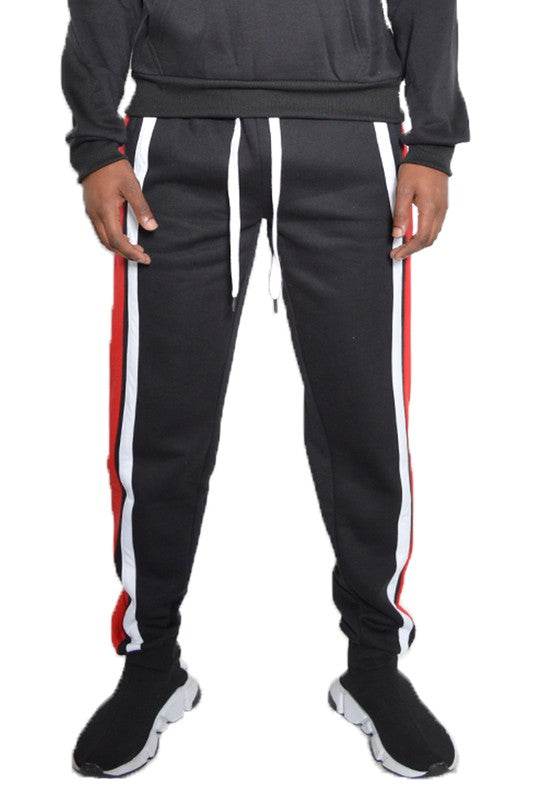 SOLID WITH THREE STRIPE PULLOVER HOODIE - Shop Style & More | Fresh Looks, Everyday Deals & Free Shipping
