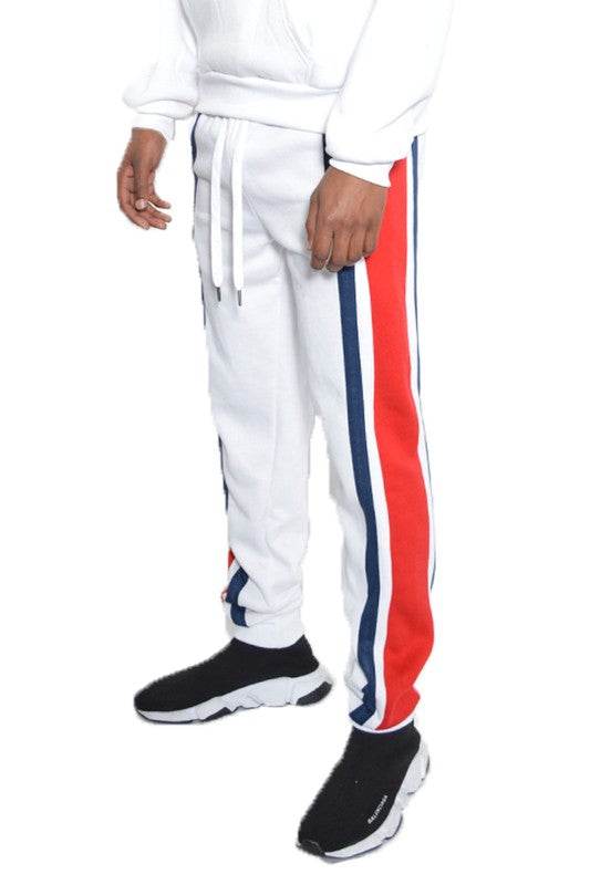 SOLID WITH THREE STRIPE PULLOVER HOODIE - Shop Style & More | Fresh Looks, Everyday Deals & Free Shipping
