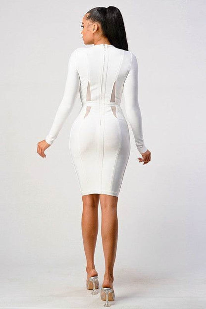 LONGSLEEVE BANDAGE DRESS - Shop Style & More | Fresh Looks, Everyday Deals & Free Shipping