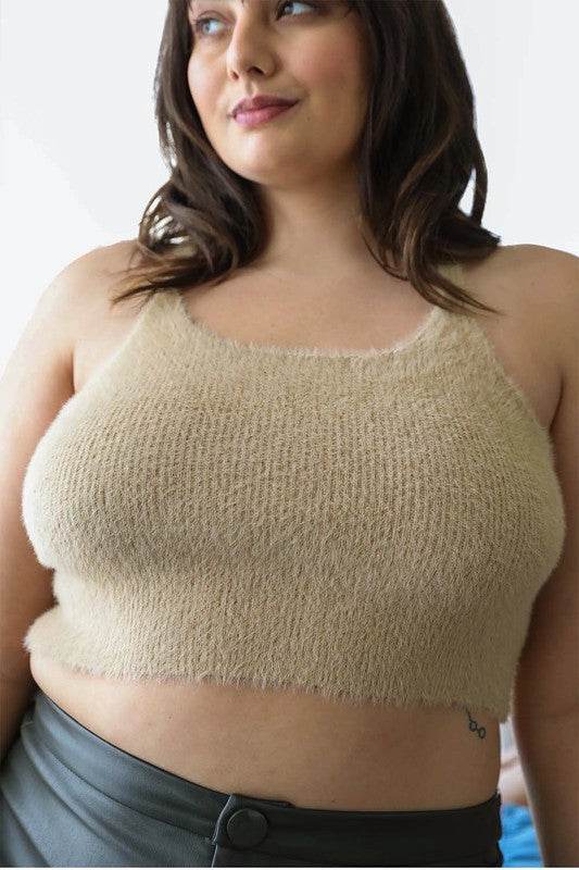 Plus Size Racerback Cozy Lounge Brami - Shop Style & More | Fresh Looks, Everyday Deals & Free Shipping