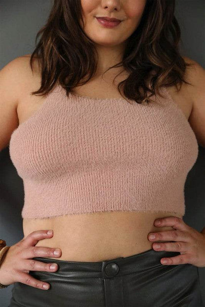 Plus Size Racerback Cozy Lounge Brami - Shop Style & More | Fresh Looks, Everyday Deals & Free Shipping