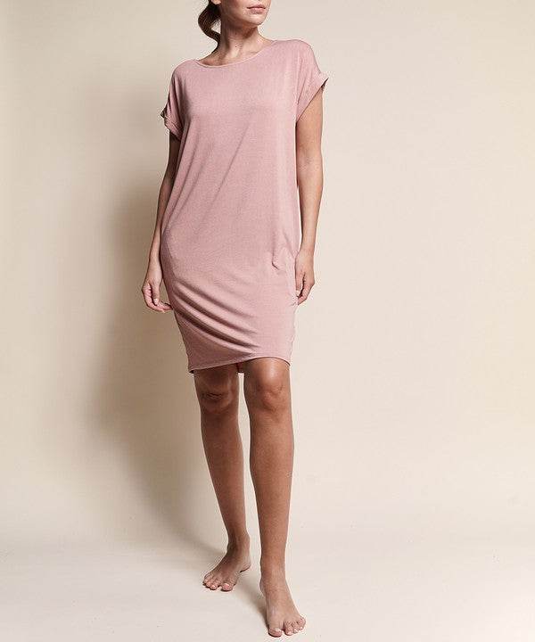 BAMBOO CROP DRESS WITH POCKETS - Shop Style & More | Fresh Looks, Everyday Deals & Free Shipping