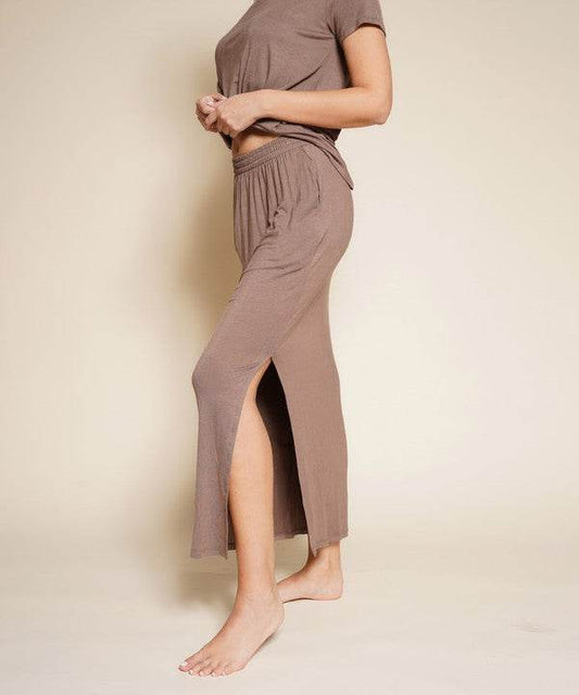 BAMBOO CASUAL LONG SKIRT WITH POCKETS - Shop Style & More | Fresh Looks, Everyday Deals & Free Shipping
