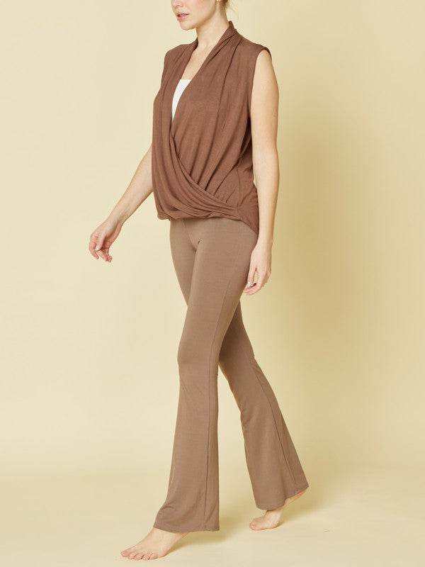 BAMBOO SLIM BELL YOGA PANTS - Shop Style & More | Fresh Looks, Everyday Deals & Free Shipping