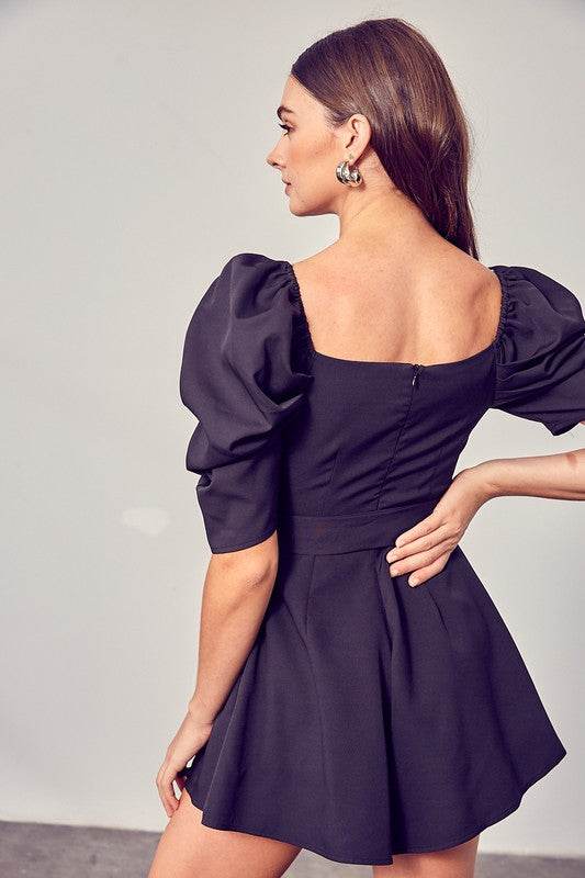 Wrap Front Side Tie Romper - Shop Style & More | Fresh Looks, Everyday Deals & Free Shipping