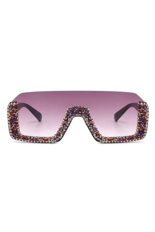 Square Half Frame Oversize Fashion Sunglasses - Shop Style & More | Fresh Looks, Everyday Deals & Free Shipping