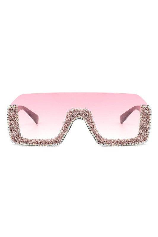 Square Half Frame Oversize Fashion Sunglasses - Shop Style & More | Fresh Looks, Everyday Deals & Free Shipping