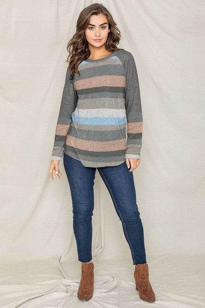 Multi Stripe Tunic - Shop Style & More | Fresh Looks, Everyday Deals & Free Shipping