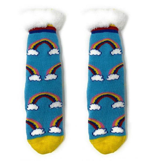 Kids Sherpa Slipper Sock - Happy Days - Shop Style & More | Fresh Looks, Everyday Deals & Free Shipping
