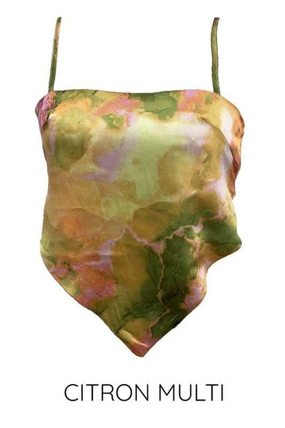 Printed satin bandana top - Shop Style & More | Fresh Looks, Everyday Deals & Free Shipping