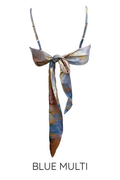 Printed satin bandana top - Shop Style & More | Fresh Looks, Everyday Deals & Free Shipping