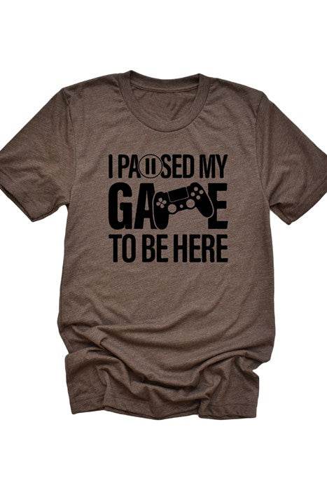 Paused My Game Tee - Shop Style & More | Fresh Looks, Everyday Deals & Free Shipping