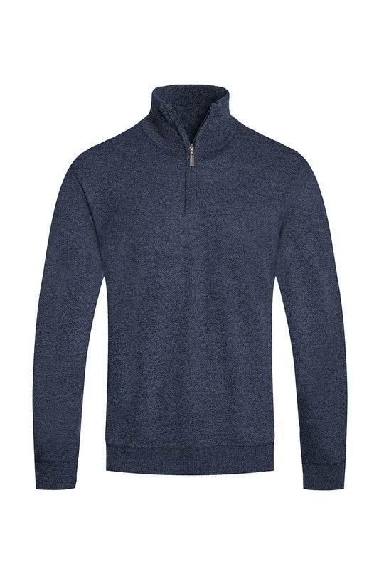 Weiv Mens Knit Quarter Zip Sweater - Shop Style & More | Fresh Looks, Everyday Deals & Free Shipping