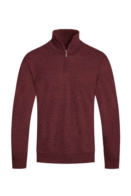 Weiv Mens Knit Quarter Zip Sweater - Shop Style & More | Fresh Looks, Everyday Deals & Free Shipping