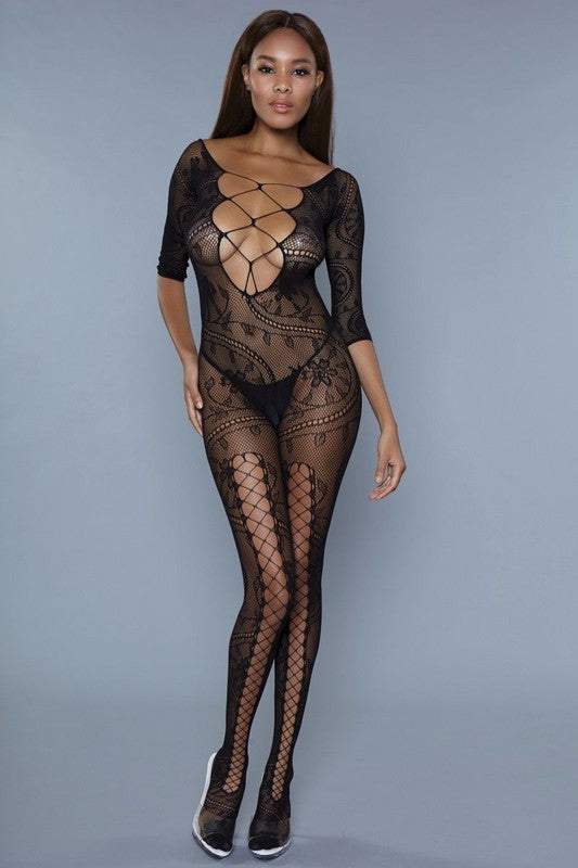 Fire & Desire Bodystocking Black OS Bodystockings