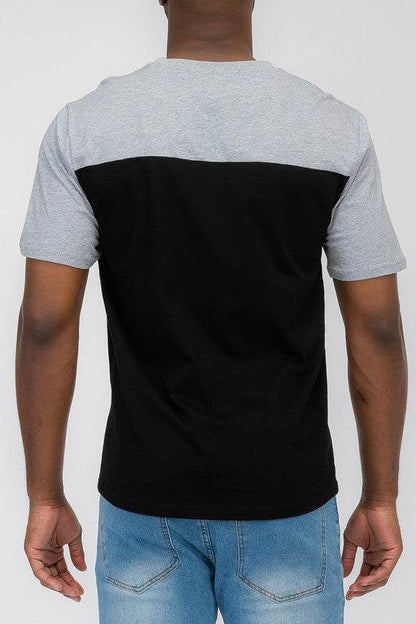 COLOR BLOCK SHORT SLEEVE TSHIRT - Shop Style & More | Fresh Looks, Everyday Deals & Free Shipping