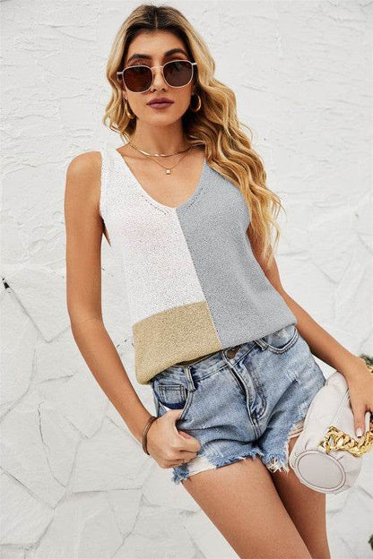Color Block Tank Top - Shop Style & More | Fresh Looks, Everyday Deals & Free Shipping