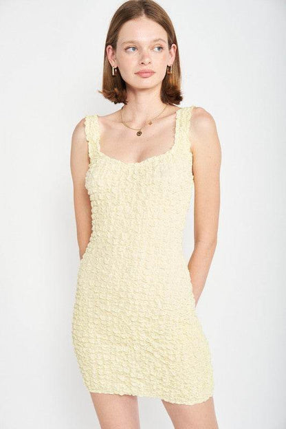 SMOCKED OPEN BACK MINI DRESS - Shop Style & More | Fresh Looks, Everyday Deals & Free Shipping